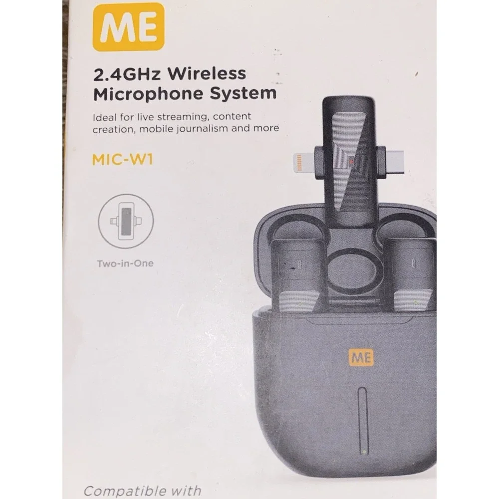 ME - Wireless Lavalier Microphone 2.4GHz Wireless Microphone System Mic-W1